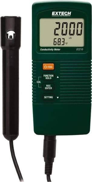 Extech - Conductivity/TDS Meter - 32 to 122°F, Conductivity Probe - Industrial Tool & Supply