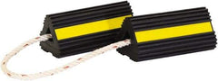 Buyers Products - 4" Wide x 8" High x 4" Deep, Rubber Wheel Chock - Industrial Tool & Supply