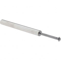 Accupro - 5/32° 5/32" Cut Diam, 0.078" Cut Width, 3/16" Shank, Solid Carbide Double-Angle Cutter - Industrial Tool & Supply