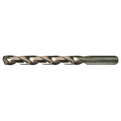 #6 RHS / RHC HSS-CO 8% (M42) 135 Degree Split Point Heavy Duty Cobalt Drill - Straw / Gold Oxide - Exact Industrial Supply