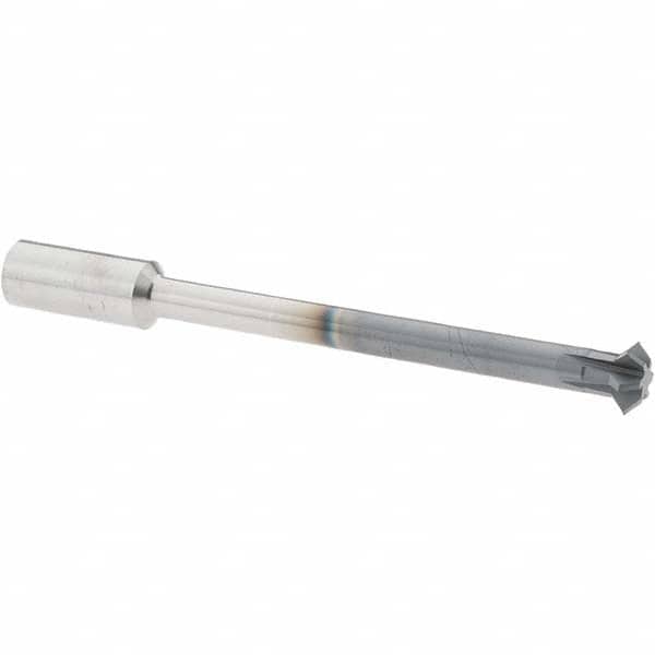 Accupro - 5/16° 5/16" Cut Diam, 1/8" Cut Width, 5/16" Shank, Solid Carbide Double-Angle Cutter - Industrial Tool & Supply