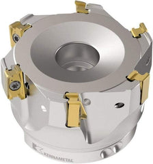 Kennametal - 3/4" Cut Diam, 11mm Max Depth of Cut, 1.887" OAL, Indexable Square Shoulder End Mill - LNGU110408SRGE Inserts, M10 Modular Connection, 0° Lead Angle, Through Coolant, Series Mill 4-11 - Industrial Tool & Supply