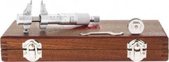 SPI - 5 to 30mm, Mechanical Inside Micrometer - 0.01mm Graduation, 0.007mm Accuracy, Ratchet Stop Thimble - Industrial Tool & Supply