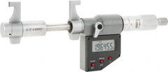 SPI - 2 to 3" Range, 0.00005" Resolution, Ratchet Stop Thimble, Electronic Inside & Tubular Micrometer - Industrial Tool & Supply