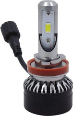 PRO-SOURCE - 5,000 Lumens, 12-24 VDC, H8, H9 & H11 LED Headlight - 6500K Cool White Color Scale, 30 Low/High Watt, 30,000 to 50,000 Average Life Hours - Industrial Tool & Supply