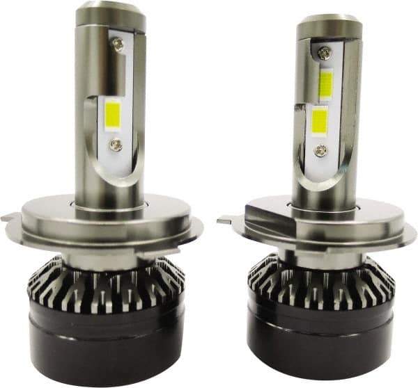 PRO-SOURCE - 5,000 Lumens, 12-24 VDC, H4 & 9003 LED Headlight - 6500K Cool White Color Scale, 30 Low/High Watt, 30,000 to 50,000 Average Life Hours - Industrial Tool & Supply