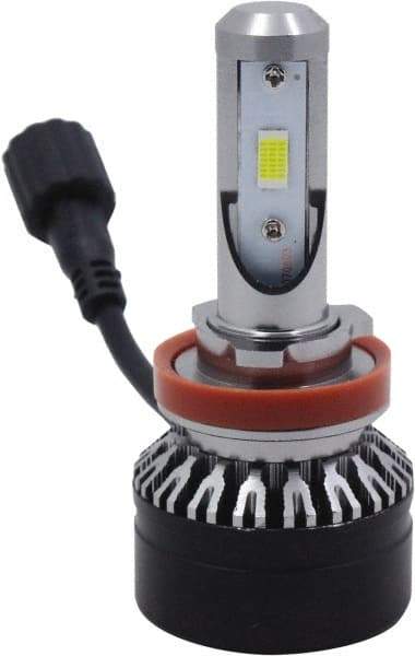 PRO-SOURCE - 5,000 Lumens, 12-24 VDC, H7 LED Headlight - 6500K Cool White Color Scale, 30 Low/High Watt, 30,000 to 50,000 Average Life Hours - Industrial Tool & Supply