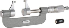 SPI - 1 to 2" Range, 0.001" Graduation, Mechanical Outside Micrometer - Ratchet Stop Thimble, Accurate to 0.00025" - Industrial Tool & Supply