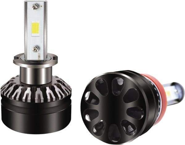 PRO-SOURCE - 5,000 Lumens, 12-24 VDC, H3 LED Headlight - 6500K Cool White Color Scale, 30 Low/High Watt, 30,000 to 50,000 Average Life Hours - Industrial Tool & Supply