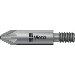 Wera - 5mm Drive, #2 Pozidriv Screwdriver Bit - 1-3/8" OAL - Industrial Tool & Supply