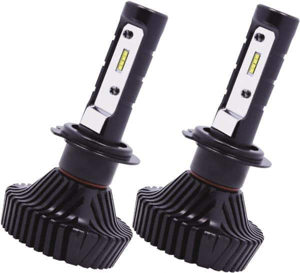 PRO-SOURCE - 4,500 Lumens, 10-40 VDC, H7 LED Headlight - 6500K Cool White Color Scale, 40 Low/High Watt, 30,000 to 50,000 Average Life Hours - Industrial Tool & Supply