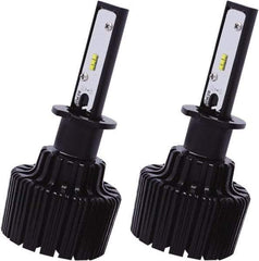 PRO-SOURCE - 4,500 Lumens, 12-24 VDC, H3 LED Headlight - 6500K Cool White Color Scale, 30 Low/High Watt, 30,000 to 50,000 Average Life Hours - Industrial Tool & Supply