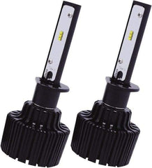 PRO-SOURCE - 4,500 Lumens, 12-24 VDC, H1 LED Headlight - 6500K Cool White Color Scale, 30 Low/High Watt, 30,000 to 50,000 Average Life Hours - Industrial Tool & Supply