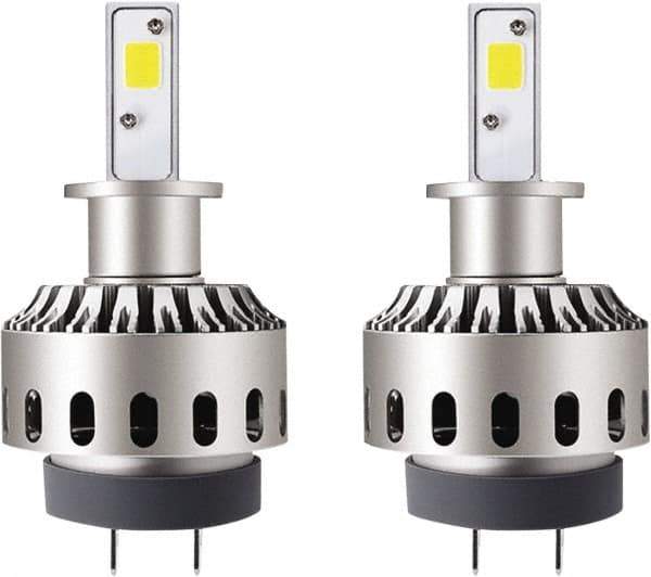 PRO-SOURCE - 5,000 Lumens, 12-24 VDC, H3 LED Headlight - 6500K Cool White Color Scale, 30 Low/High Watt, 30,000 to 50,000 Average Life Hours - Industrial Tool & Supply
