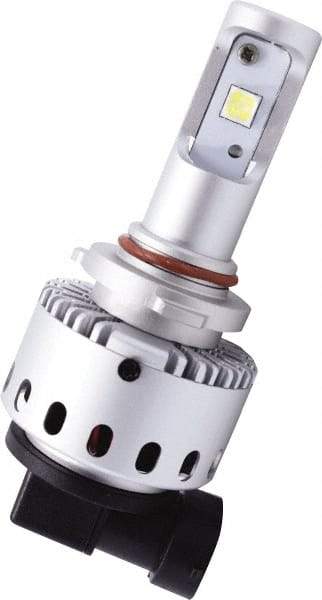 PRO-SOURCE - 8,000 Lumens, 12-24 VDC, 9006 LED Headlight - 6500K Cool White Color Scale, 40 Low/High Watt, 30,000 to 50,000 Average Life Hours - Industrial Tool & Supply