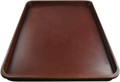 Made in USA - 14-1/4" Long x 9-1/2" Wide x 1-1/4" Deep Lid Tray - Polypropylene - Industrial Tool & Supply