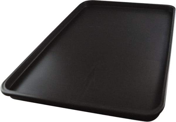 Made in USA - 14-1/4" Long x 9-1/2" Wide x 1-3/4" Deep Tray - Polypropylene - Industrial Tool & Supply