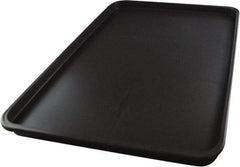 Made in USA - 14-1/4" Long x 9-1/2" Wide x 1-1/4" Deep Lid Tray - Polypropylene - Industrial Tool & Supply