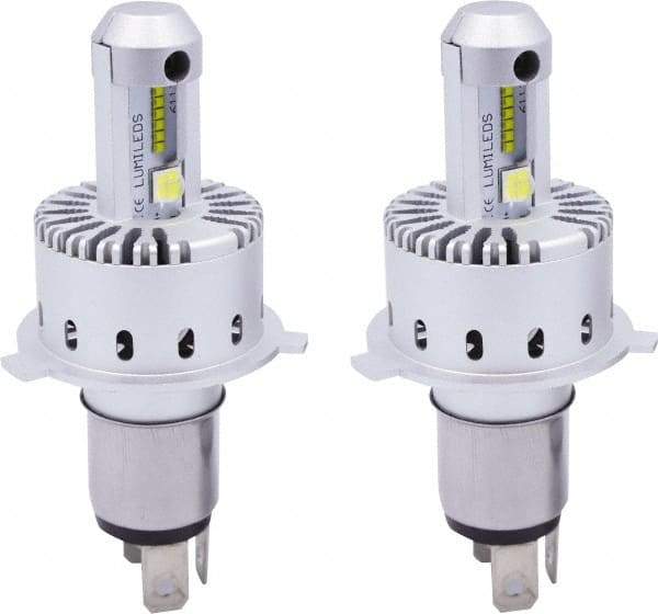 PRO-SOURCE - 8,000 Lumens, 12-24 VDC, H4 & 9003 LED Headlight - 6500K Cool White Color Scale, 40 Low/High Watt, 30,000 to 50,000 Average Life Hours - Industrial Tool & Supply