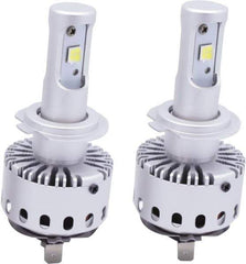 PRO-SOURCE - 8,000 Lumens, 12-24 VDC, H7 LED Headlight - 6500K Cool White Color Scale, 40 Low/High Watt, 30,000 to 50,000 Average Life Hours - Industrial Tool & Supply