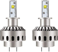 PRO-SOURCE - 8,000 Lumens, 12-24 VDC, H3 LED Headlight - 6500K Cool White Color Scale, 40 Low/High Watt, 30,000 to 50,000 Average Life Hours - Industrial Tool & Supply