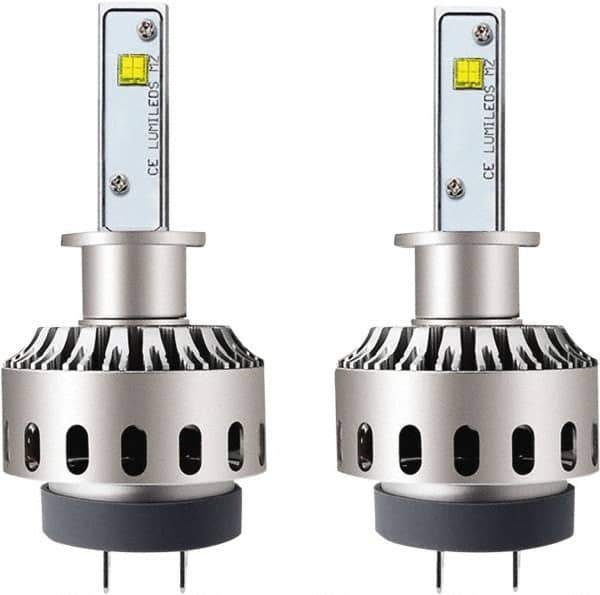 PRO-SOURCE - 8,000 Lumens, 12-24 VDC, H1 LED Headlight - 6500K Cool White Color Scale, 40 Low/High Watt, 30,000 to 50,000 Average Life Hours - Industrial Tool & Supply