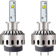 PRO-SOURCE - 8,000 Lumens, 12-24 VDC, H1 LED Headlight - 6500K Cool White Color Scale, 40 Low/High Watt, 30,000 to 50,000 Average Life Hours - Industrial Tool & Supply