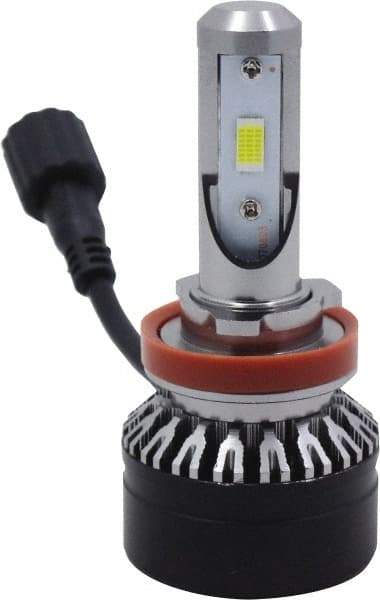 PRO-SOURCE - 5,000 Lumens, 12-24 VDC, 9006 LED Headlight - 6500K Cool White Color Scale, 30 Low/High Watt, 30,000 to 50,000 Average Life Hours - Industrial Tool & Supply