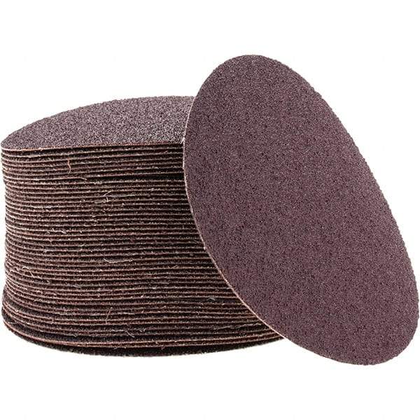 SIA Abrasives - 5" Diam, 40 Grit Aluminum Oxide Adhesive PSA Disc - Very Coarse Grade, D Weighted Paper Backing, For Low Speed Dual-Action Sanders, Orbital Sanders - Industrial Tool & Supply