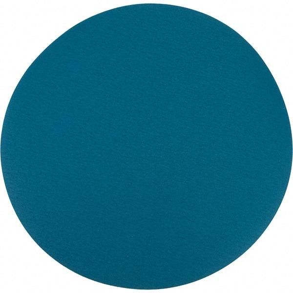 SIA Abrasives - 20" Diam, 80 Grit Zirconia Alumina Adhesive PSA Disc - Medium Grade, Y Weighted Cloth Backing, For Low Speed Dual-Action Sanders, Orbital Sanders - Industrial Tool & Supply