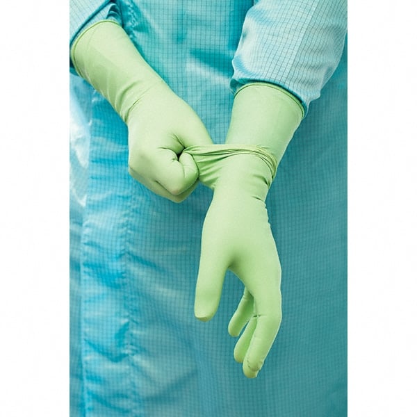 BioClean - Size 9, 6.3 mil, Cleanroom Grade, Powder Free Neoprene Disposable Gloves - Industrial Tool & Supply