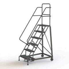 TRI-ARC - Rolling & Wall Mounted Ladders & Platforms Type: Rolling Warehouse Ladder Style: Rolling Safety Ladder - Industrial Tool & Supply