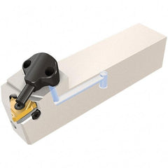 Iscar - 24N287PENTA C Grade IC908, 2.87mm Cutting Width Carbide Grooving Insert - 6.2mm Max Depth of Cut, 0.2mm Corner Radius, TiAlN Finish - Industrial Tool & Supply