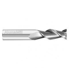 5/8 Dia. x 3-1/2 Overall Length 2-Flute .015 C/R Solid Carbide SE End Mill-Round Shank-Center Cut-Uncoated - Industrial Tool & Supply