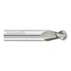 3/8 x 5/8 x 2-1/2 2 Flute Ball Nose AlumaMill End Mill- Series 3825STB - Industrial Tool & Supply