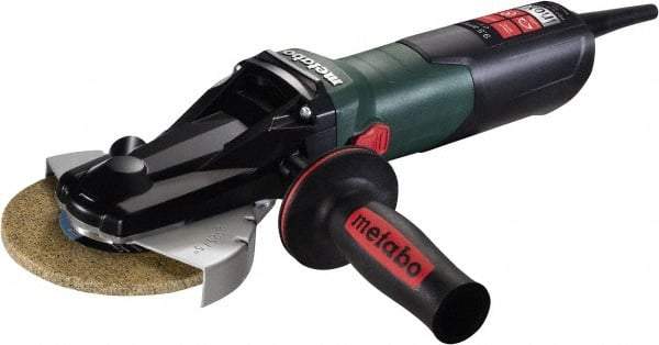 Metabo - 5" Wheel Diam, 2,000 to 7,600 RPM, Corded Angle & Disc Grinder - 5/8-11 Spindle, 9.5 Amps - Industrial Tool & Supply