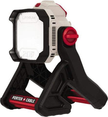 Porter-Cable - 20 Volts, 1800 Lumens, Cordless Work Light - Black/Gray, 8 hr Run Time - Industrial Tool & Supply