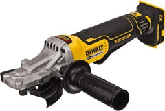 DeWALT - 5" Wheel Diam, 9,000 RPM, Cordless Angle & Disc Grinder - 5/8-11 Spindle, 20 Volts - Industrial Tool & Supply