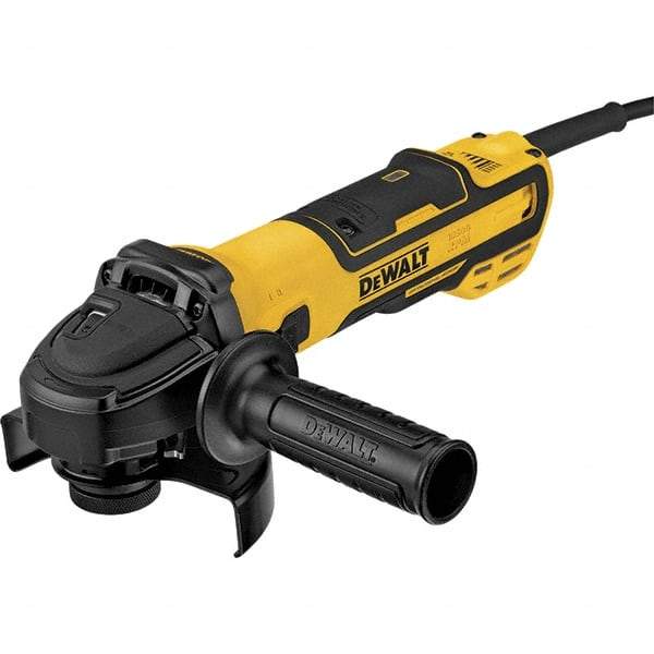 DeWALT - 5" Wheel Diam, 10,500 RPM, Corded Angle & Disc Grinder - 5/8-11 Spindle, 13 Amps - Industrial Tool & Supply