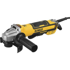 DeWALT - 5" Wheel Diam, 10,500 RPM, Corded Angle & Disc Grinder - 5/8-11 Spindle, 13 Amps - Industrial Tool & Supply