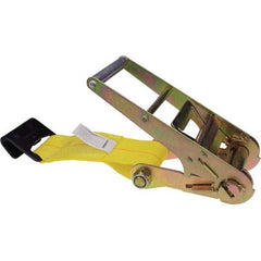 US Cargo Control - Slings & Tiedowns (Load-Rated) Type: Ratchet Tie Down Width (Inch): 4 - Industrial Tool & Supply