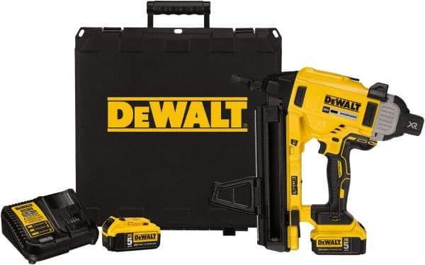 DeWALT - Cordless Concrete Nailer - 0.14 Gauge Nail Diam, 1/2 to 2-1/4" Long Nail, Lithium-Ion Batteries Not Included - Industrial Tool & Supply