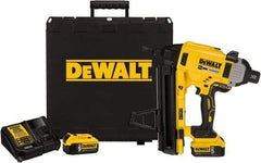 DeWALT - Cordless Concrete Nailer - 0.14 Gauge Nail Diam, 1/2 to 2-1/4" Long Nail, Lithium-Ion Batteries Not Included - Industrial Tool & Supply
