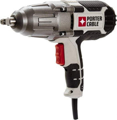 Porter-Cable - 1/2" Drive, 450 Ft/Lb Torque, Pistol Grip Handle, 2,600 RPM, Impact Wrench - 7 Amps, 12 Volts - Industrial Tool & Supply