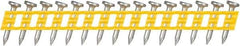 DeWALT - 13 Gauge 0.102" Shank Diam 3/4" Long Concrete Nails for Power Nailers - Steel, Zinc Finish, Smooth Shank, Angled Stick Plastic Collation, Round Head - Industrial Tool & Supply