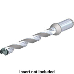 Kennametal - Series KenTIP FS, Head Connection U, 12xD, 20mm Shank Diam, Drill Body - 50mm Drill Body Length to Flange, KTFS Toolholder, 16mm Nose Diam, 281mm OAL, 281mm Drill Body Length, 218.5mm Flute Length - Industrial Tool & Supply