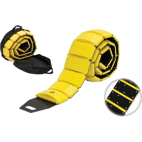 TAPCO - 120" Long x 8-3/4" Wide x 1-3/4" High, Speed Bump - Yellow, Plastic - Industrial Tool & Supply