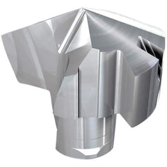 Iscar - Series ICN, 10.3mm Diam Grade IC08 Replaceable Drill Tip - Carbide, Uncoated, 10 Seat Size - Industrial Tool & Supply