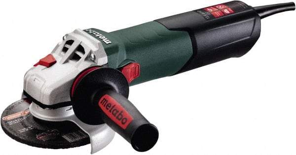 Metabo - 5" Wheel Diam, 11,000 RPM, Corded Angle & Disc Grinder - 5/8-11 Spindle, 13.5 Amps - Industrial Tool & Supply