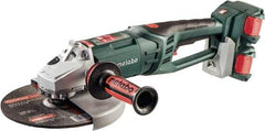 Metabo - 9" Wheel Diam, 6,600 RPM, Cordless Angle & Disc Grinder - 5/8-11 Spindle - Industrial Tool & Supply
